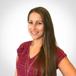 Ashley Pelose, PTA providing remote therapeutic monitoring support